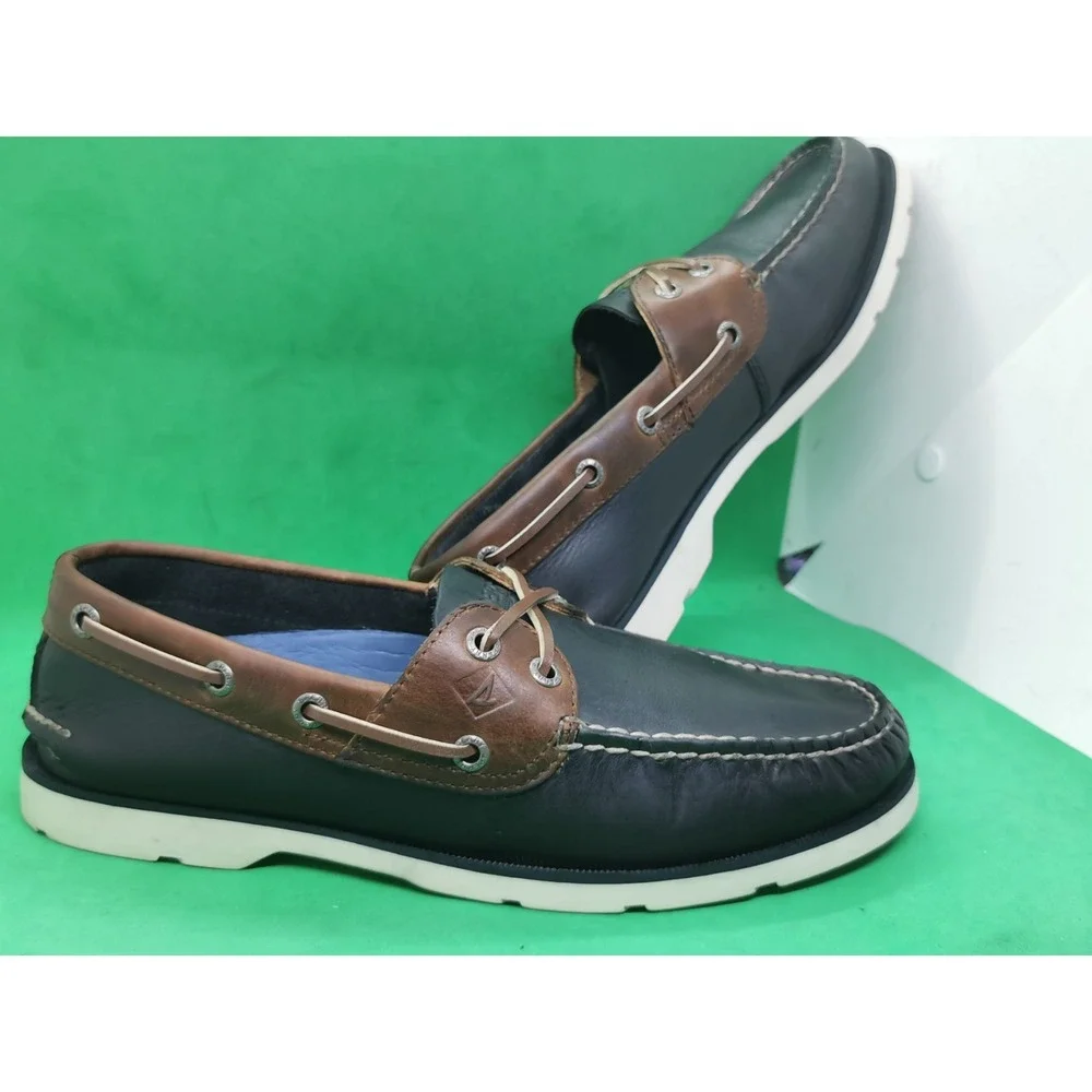 Sperry Top Sider A/O 2-Eye Boat Shoes Men Deck Shoes Sailing Shoes Size 7 M